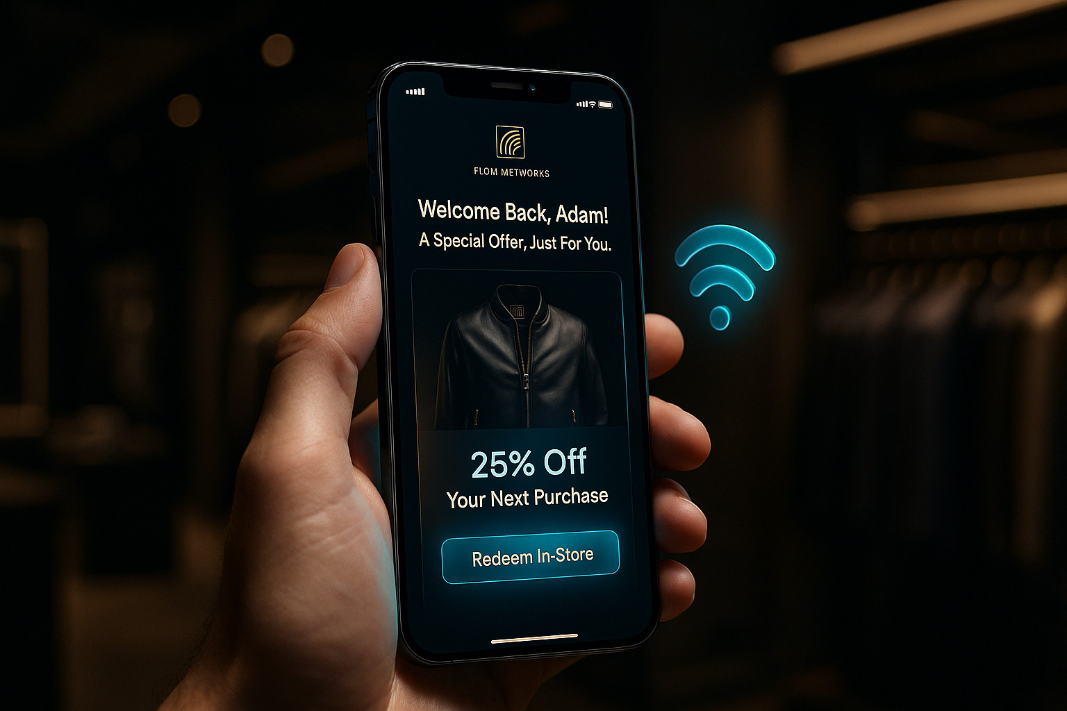 Interior of a modern shopping mall